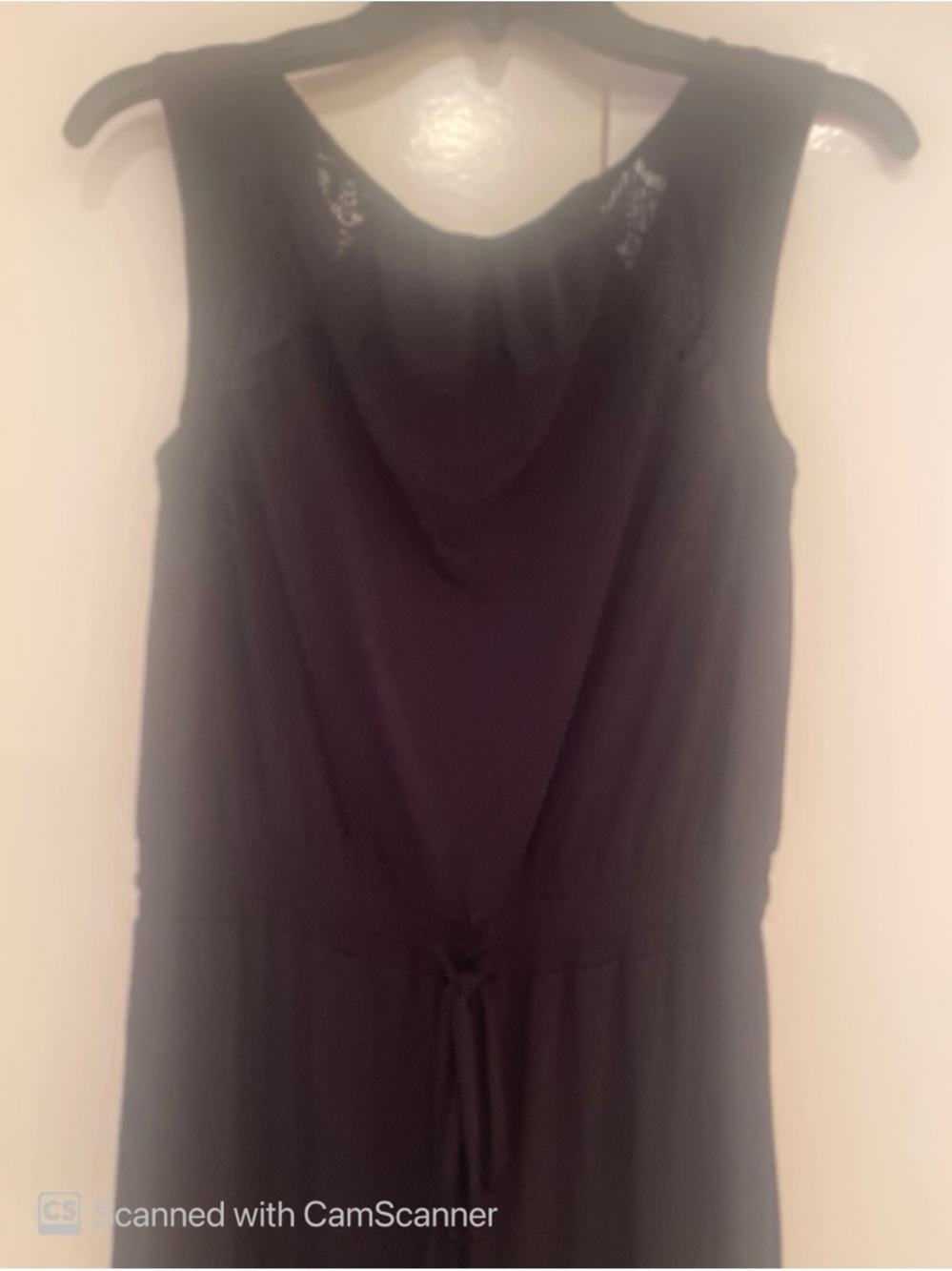 Vince Camuto Black Sleeveless Jumpsuit